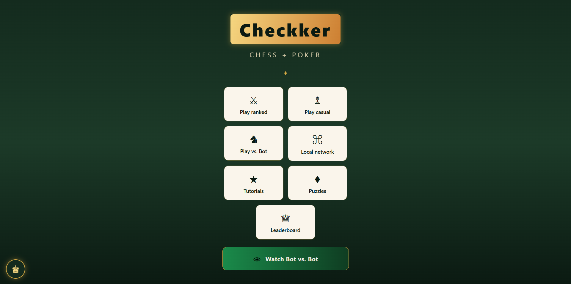 Checkker - Chess + Poker | A New Era of Strategy